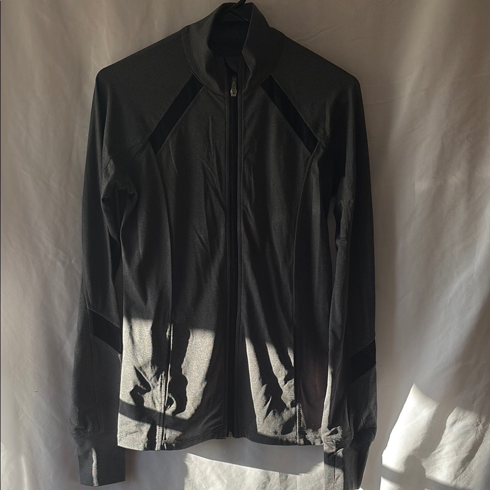 Women’s Gray and Black Athletic Jacket